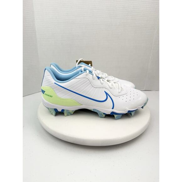 Nike Alpha Huarache 4 Keystone Baseball Cleats Blue White DJ6524-102 Mens 10.5 - Picture 6 of 11